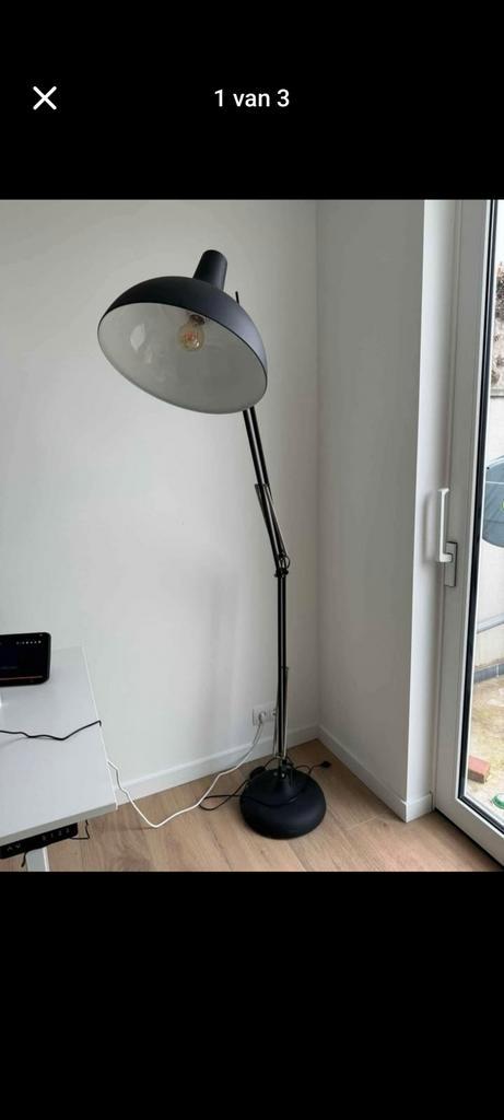 Industriële Staande Lamp met Dimmer, Huis en Inrichting, Lampen | Vloerlampen, Zo goed als nieuw, 150 tot 200 cm, Metaal, Ophalen