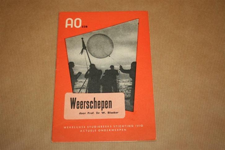 Weerschepen - Bleeker - 1950, Boeken, Wetenschap, Gelezen, Natuurwetenschap, Ophalen of Verzenden