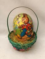Papier mache paasei  candy container - Germany Jr 50, Ophalen of Verzenden, Gebruikt