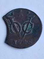 Voc duit Holland 1745 misslag rondel ?, Postzegels en Munten, Munten | Nederland, Ophalen of Verzenden, Vóór koninkrijk, Overige waardes