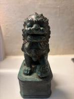 Antieke Bronzen Foo Dog Ming Stijl, Antiek en Kunst, Antiek | Koper en Brons, Verzenden, Brons