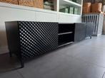 Zwart TV meubel, Huis en Inrichting, Ophalen, Gebruikt, 25 tot 50 cm