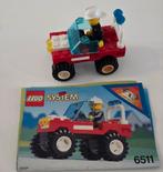 Lego 6511 Brandweer Jeep - Vintage Set, Kinderen en Baby's, Speelgoed | Duplo en Lego, Ophalen of Verzenden, Gebruikt, Complete set