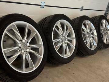 Audi A3 velgenset 17 inch 5x112 ET51 Zomerbanden beschikbaar voor biedingen