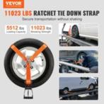 Spanbanden met ratel, XMS-4, 120 cm zwaar polyester, oranje, Verzenden, Nieuw