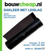 DAKBEDEKKING 470/A24 MET ZWARTE LEISLAG 1E KEUS BOUWCHEAP, Overige materialen, Zwart, Nieuw, Ophalen of Verzenden