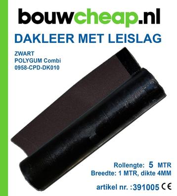 DAKBEDEKKING 470/A24 MET ZWARTE LEISLAG 1E KEUS BOUWCHEAP beschikbaar voor biedingen