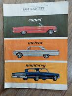 1963 Mercury Comet Meteor Monterey Brochure - Nederlands, Gelezen, Ford, Ophalen of Verzenden, Ford