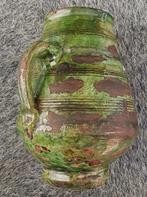 Tamgroute groene vaas met 2 oren, 18e eeuw, Ophalen