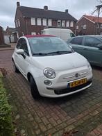 Fiat 500C 0.9 85pk Turbo Twinair 2013 Wit, Auto's, Cabriolet, Leder en Stof, Wit, Particulier