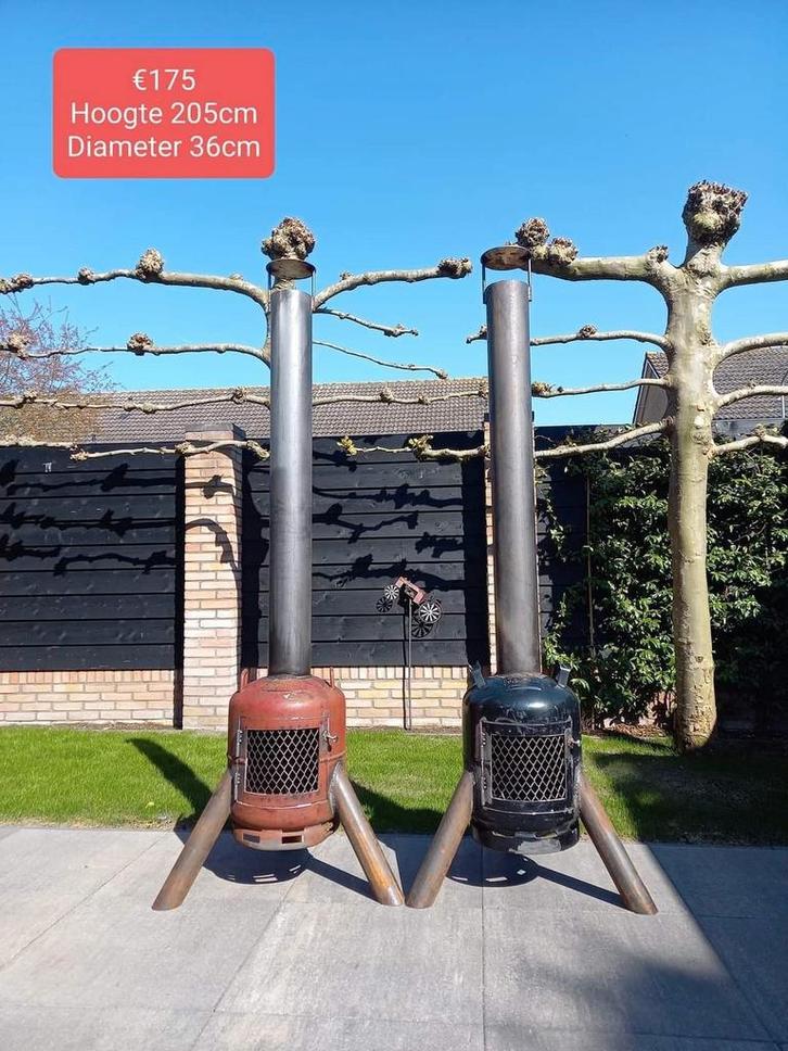 Tuinkachel Vuurkorf Brandton Gasfleskachel Buitenkachel, Tuin en Terras, Vuurkorven, Nieuw, Vuurkorf, Ophalen of Verzenden