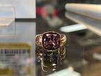 Gouden Ring | 18 Karaat | 11.40 Gram | Amethist | Tirisi, Sieraden, Tassen en Uiterlijk, Ringen, Ophalen, Gebruikt, 17 tot 18