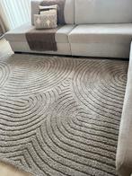 Japandi Hoogpolig Vloerkleed Taupe 200x300, Beige, Nieuw, Ophalen of Verzenden, 200 cm of meer