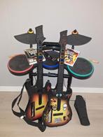 Complete Guitar Hero Set Wii, 3 spelers of meer, Ophalen, Gebruikt, Muziek