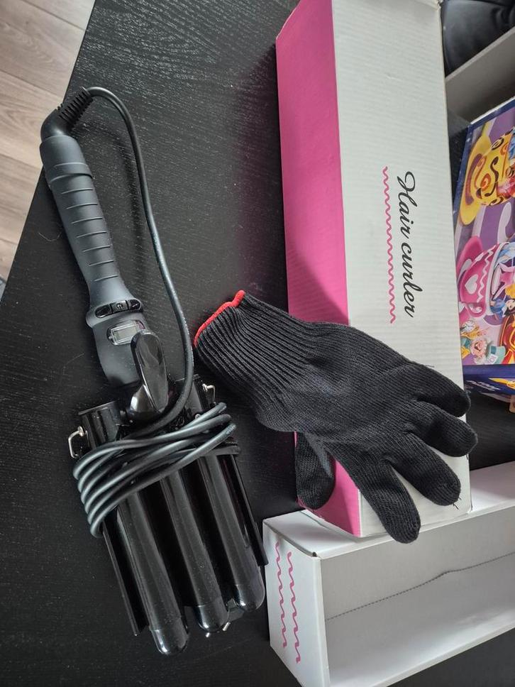 Nieuwe Krultang met Handschoen, Sieraden, Tassen en Uiterlijk, Uiterlijk | Haarverzorging, Nieuw, Krultang of Stijltang, Ophalen