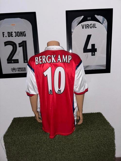 Arsenal thuisshirt 1998-1999 Bergkamp, Sport en Fitness, Voetbal, Zo goed als nieuw, Shirt, Groter dan maat XL, Ophalen of Verzenden