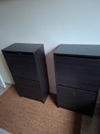 Bissa schoenenkasten zwart ikea, Huis en Inrichting, Kasten | Schoenenkasten, Ophalen