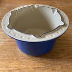 Le Creuset Compact Fondue pan fonduepan blauw (zgan), Overige typen, Ophalen of Verzenden, Zo goed als nieuw, Gietijzer