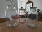 Oude glazen voorraadpotten 3x, Ophalen of Verzenden