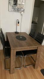 Vedde eettafel jysk 120x80 met stoelen, Huis en Inrichting, Tafels | Eettafels, Ophalen, Zo goed als nieuw