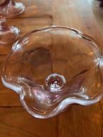 6 paars/roze dessert coupes, Glas of Glazen, Ophalen of Verzenden, Effen, Glas