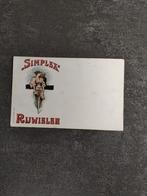Reclame Fietsen Rijwielen Simplex ca jr 1900, Ophalen of Verzenden, Gebruikt, Overige typen