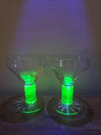 Borrelglaasjes uranium, Ophalen of Verzenden, Zo goed als nieuw, Borrel- of Shotglas