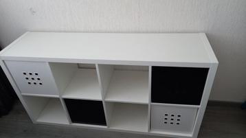 2 Ikea Kasten + 10 Opbergboxen beschikbaar voor biedingen