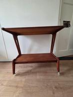 Vintage tafeltje Webe van Louis van Teeffelen., Huis en Inrichting, Tafels | Sidetables, Ophalen, 50 tot 100 cm, Teakhout, 25 tot 50 cm