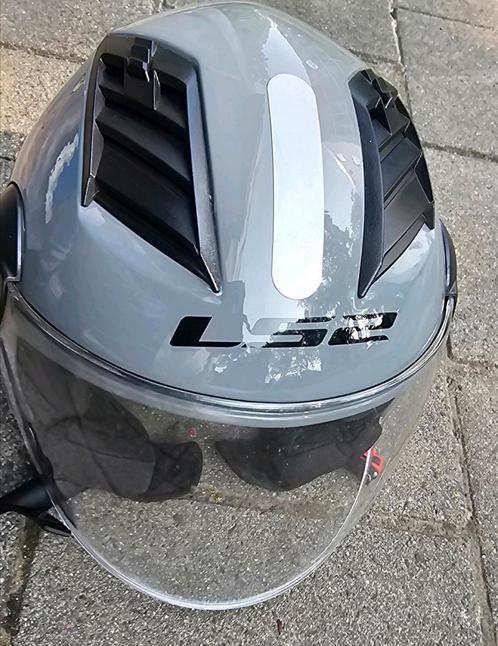 Nardo grijze Jethelm, Fietsen en Brommers, Brommerhelmen, Zo goed als nieuw, Ophalen