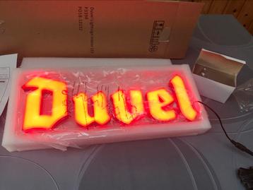 Duvel LED lichtreclame, nieuw beschikbaar voor biedingen