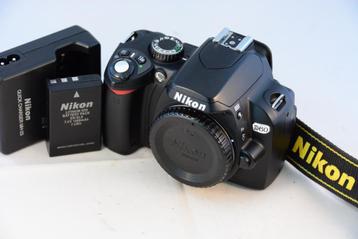 Nikon D60 body in TOPSTAAT slechts 9020 clicks! beschikbaar voor biedingen