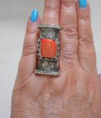 Zilveren antieke zeer royale ring maat 17 nr.873, Verzenden, Zilver, Ring