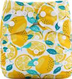 Koopje! Wasbare luier met inlegger - citroen, Ophalen of Verzenden, Nieuw, Overige typen