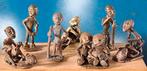 Afrikaanse bronzen beeldjes.  7 stuks., Antiek en Kunst, Kunst | Niet-Westerse kunst, Ophalen