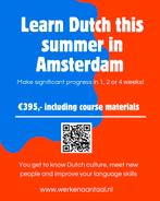 Zomercursus Nederlands! Summer course Dutch!, Tickets en Kaartjes, Eén persoon, Meerdaags