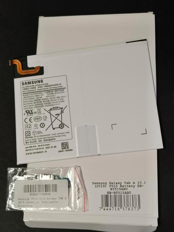 Samsung Galaxy Tab A 10.1 (T515) Accu + USB Poort, Computers en Software, Accu's en Batterijen, Nieuw, Ophalen of Verzenden