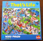 Goliath That's Life puzzel de Triathlon 1000 stukjes, Ophalen, 500 t/m 1500 stukjes, Zo goed als nieuw, Legpuzzel