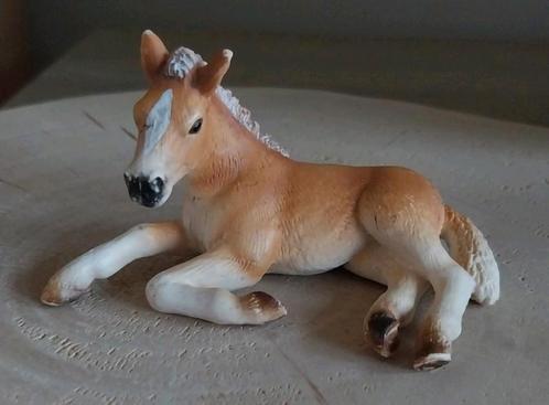 Schleich haflinger veulen, Verzamelen, Dierenverzamelingen, Zo goed als nieuw, Beeldje of Figuurtje, Paard, Ophalen of Verzenden