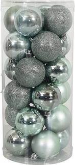 Kerstballen 2.5 cm mint groen 32 delige set (TOPPER) !!!, Diversen, Kerst, Ophalen of Verzenden, Zo goed als nieuw