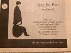 Paginagrote A4 advertentie TEARS FOR FEARS Mad World tour, Cd's en Dvd's, Ophalen of Verzenden