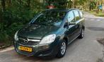 Opel Zafira 1.6 nieuwe APK, Airco, Parkeersensoren, Trekhaak, Auto's, Voorwielaandrijving, 74 €/maand, 4 cilinders, Parkeersensor
