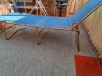 Verstelbare stretcher met hoofddeel, Ophalen of Verzenden, Gebruikt, Metaal, Verstelbaar