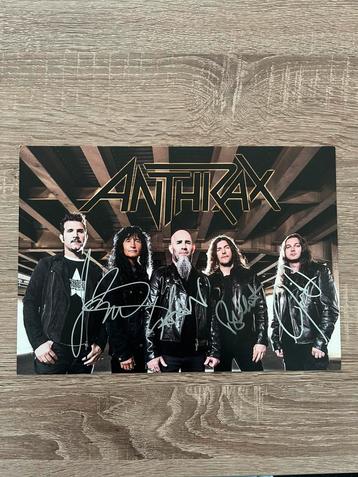 Anthrax gesigneerde poster beschikbaar voor biedingen
