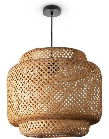 Boho / Vintage Bamboe Hanglamp korf - Nieuw beschikbaar voor biedingen