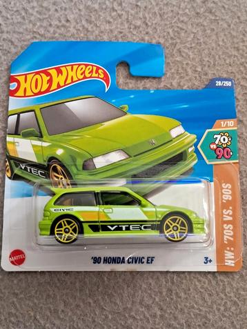 Hot Wheels '90 Honda Civic EF groen nieuw in verpakking  beschikbaar voor biedingen