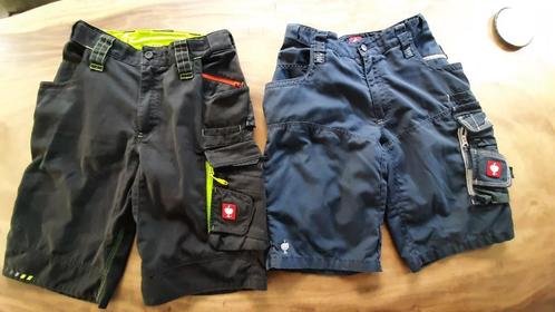 Engelbert Strauss korte werkbroeken mt 46 zwart-lime + blauw, Tuin en Terras, Werkkleding, Zo goed als nieuw, Heren, Broek, Ophalen of Verzenden