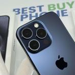 iPhone 15 Pro 128GB blauw /94% batt /kras vrij /AppleCare+, 94 %, 128 GB, Apple, Blauw
