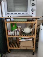 Houten trolley, Huis en Inrichting, Kasten | Overige, Ophalen, Zo goed als nieuw