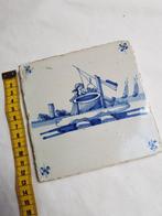 Tichelaar tegel waterput blauw, Antiek en Kunst, Ophalen of Verzenden